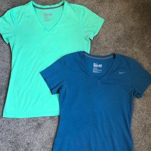 Nike Dri Fit workout shirts
